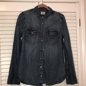 J crew denim women’s shirt size 6